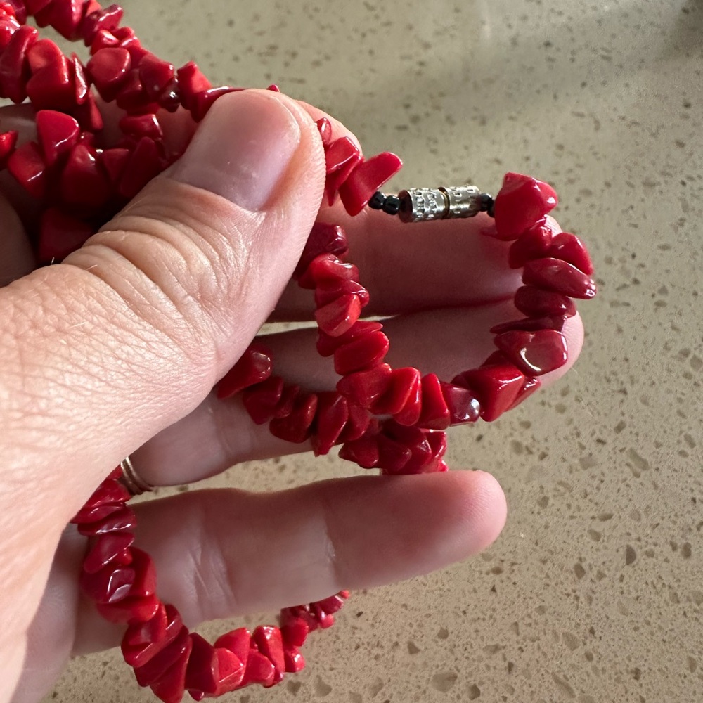 Vintage real Coral necklace